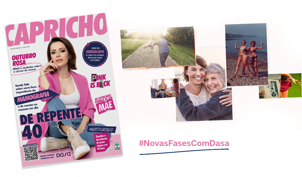Outubro Rosa Dasa: Download gratuito da revista Capricho